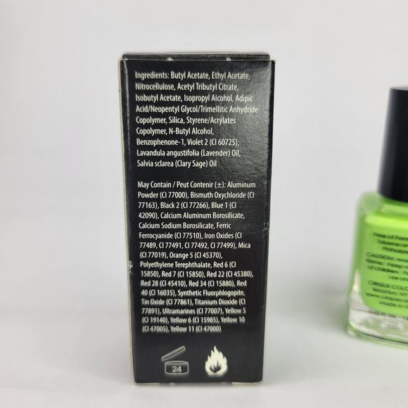 Cirque Nail Polish "C.R.E.A.M." NEW Green Pastel Neon Creme - Picture 6 of 7